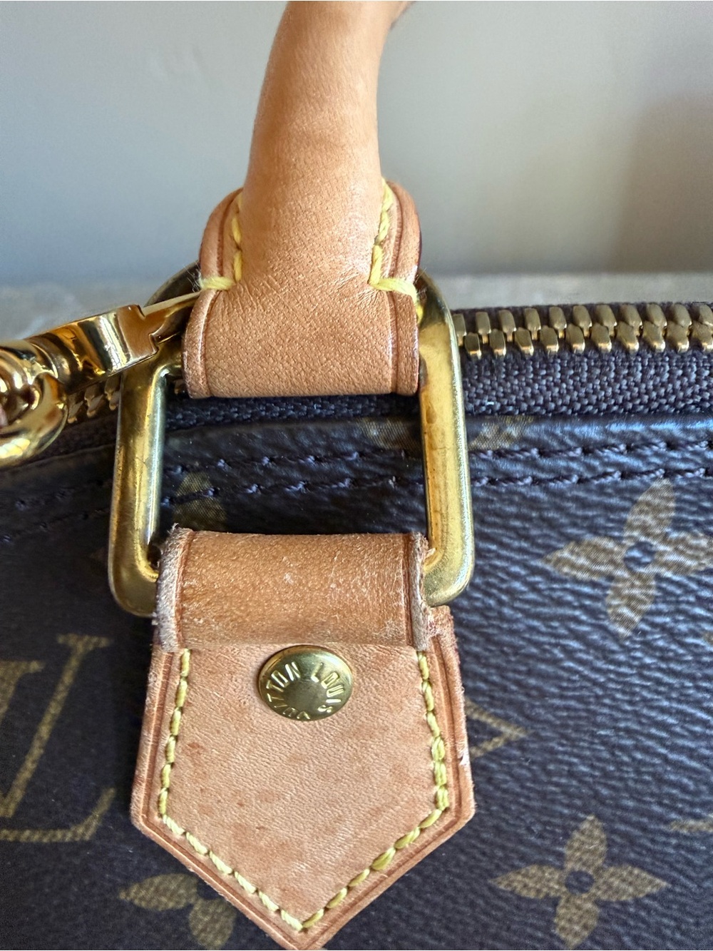Louis Vuitton Monogram Alma BB Crossbody in Dark Brown and Tan! Authentic COA - Picture 10 of 16